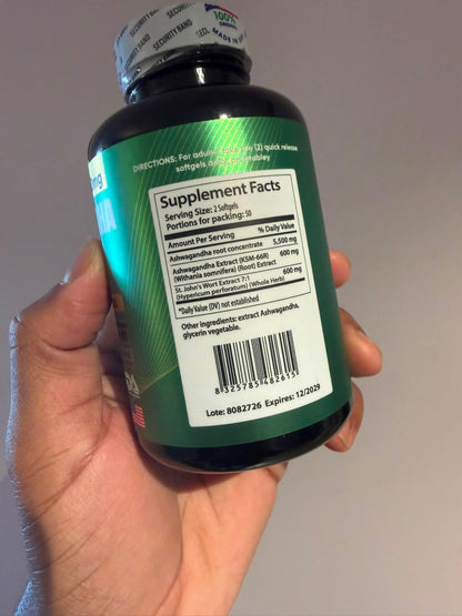 ASHWAGANDHA SUPLEMENTO NATURAL