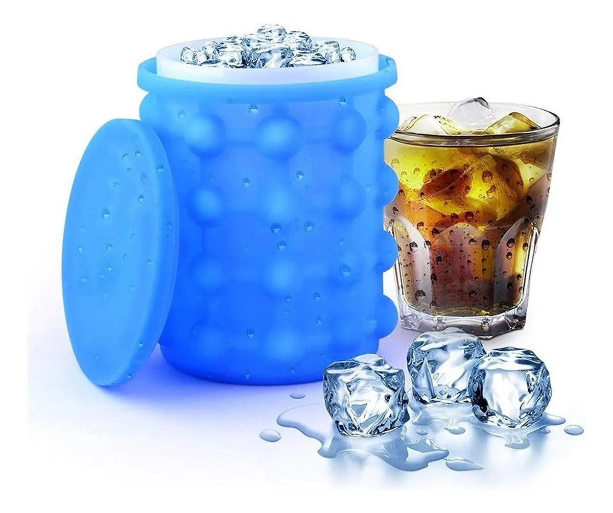 Molde Siliconado Para Cubos De Hielo