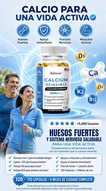balincer Calcio d3 + k2 + b12